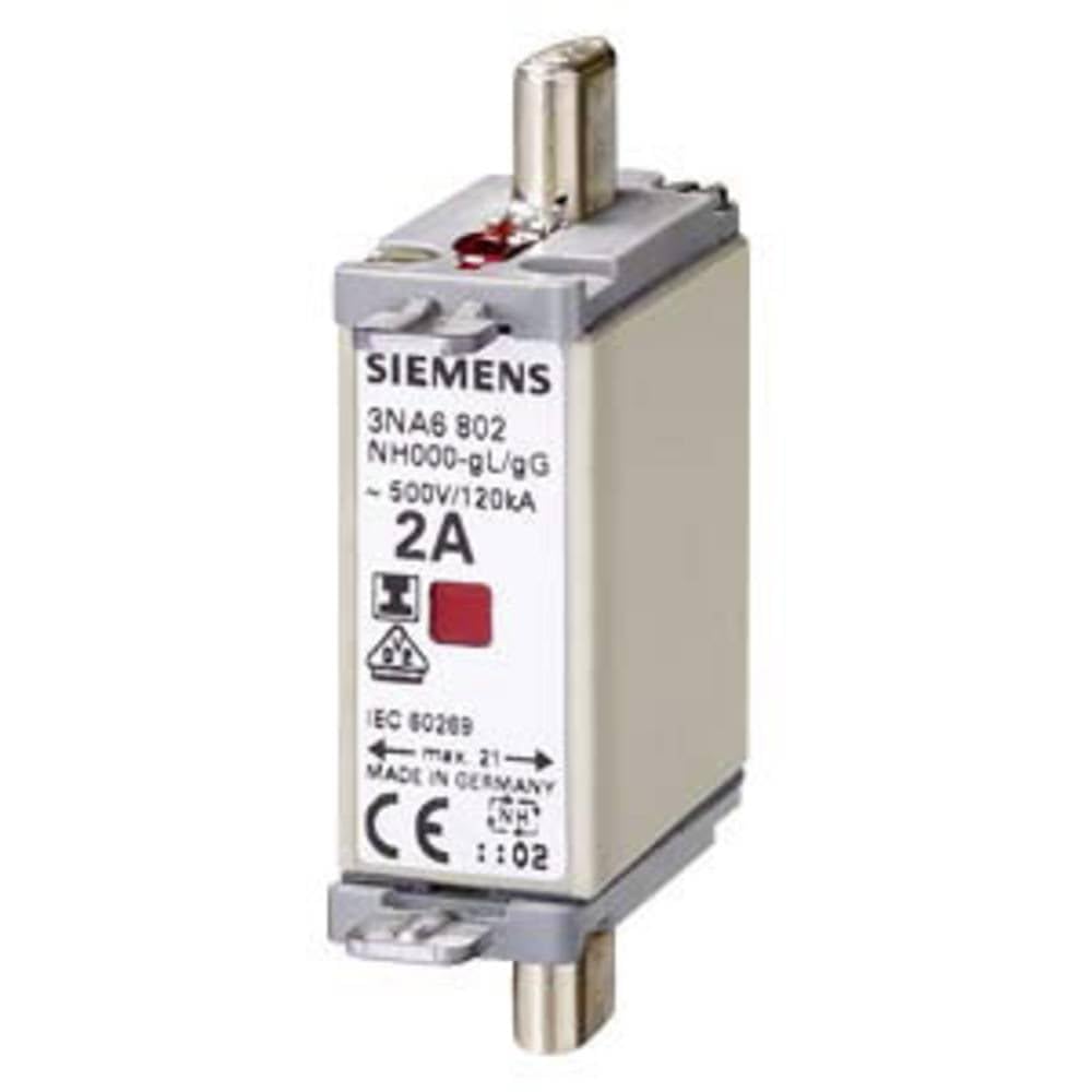 Fusible Siemens NH-150 32A évite la surcharge des circuits de distribution T00 500V