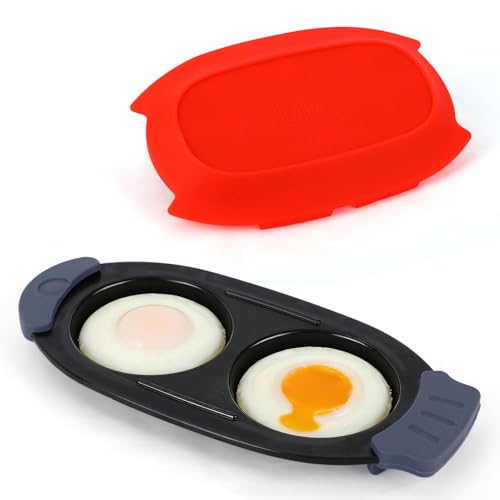 Cuiseur à œufs pour micro-ondes anti-adhésif pour un nettoyage rapide après le repas