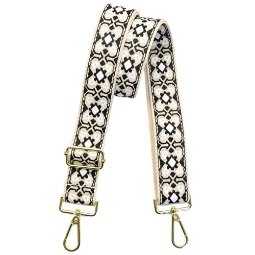 Image of Wide Purse Strap Replacement Crossbody Canvas Shoulder Bag, Universal Adjustable Straps for Bags(55 inchLong)