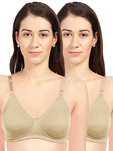 Image of SONARI Olivia Womens Non Padded Tshirt Bra | Wire Free, Adjustable Straps, Hook & Eye Closure, Soft & Stretchable, Cotton Material and Moderate Coverage, Handwash Only
