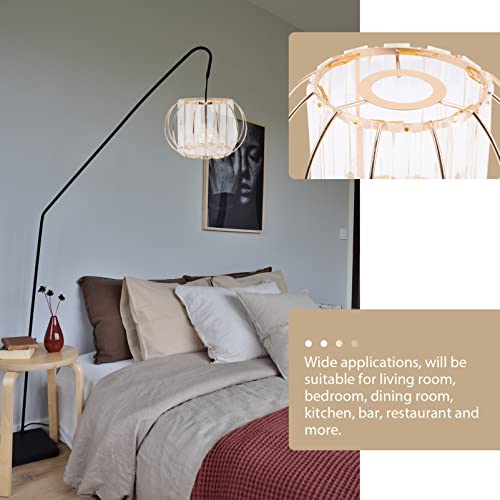 Image of Uonlytech Glass Lamp Shade Cover Elegant Light Bulb Cage Guard for Ceiling Fixtures for Home Office Hotel Gallery Adds Charm and Style to Any Room
