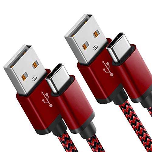 Fundro for Samsung Galaxy S8 USB C Cable, [2-Pack