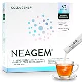 Neagem Collagene in polvere in bustina, 30 dosi con 5g di Collagene Verisol®, 240mg di Acido Ialuronico, Vitamina C, Zinco, Biotina, Selenio, Coenzima Q10, anti-age per pelle, unghie e capelli