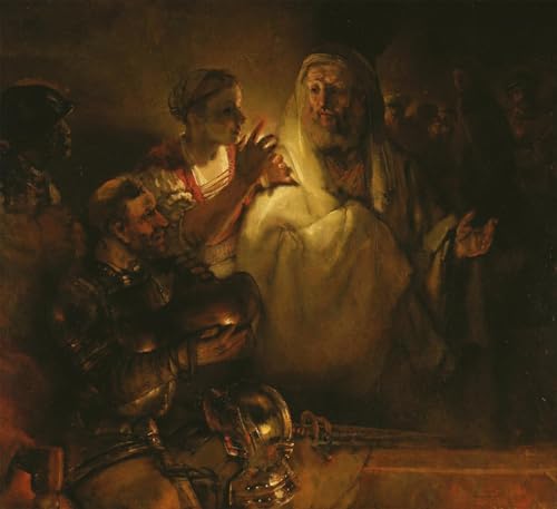 Affiches d'art pour la décoration murale Rembrandt Van Rijn pour salon moderne triste