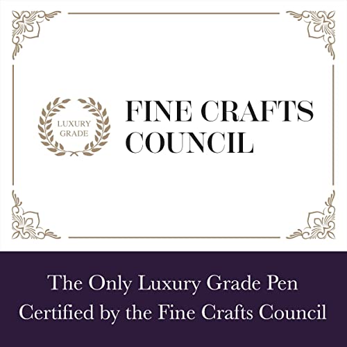 Bond & Regent Rollerball Pen - Certified Luxury Grade | 24 Karat Gold & Gloss Black | Nice Gift Pens For Men And Women #TOP5