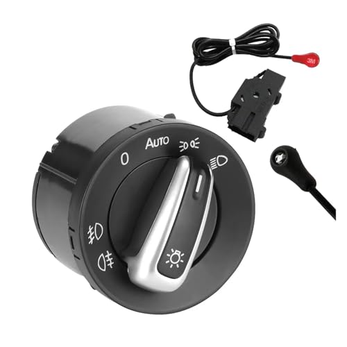 Interrupteur de phare VW Golf Passat Jetta, bouton commande éclairage auto 5ND941431B - 2