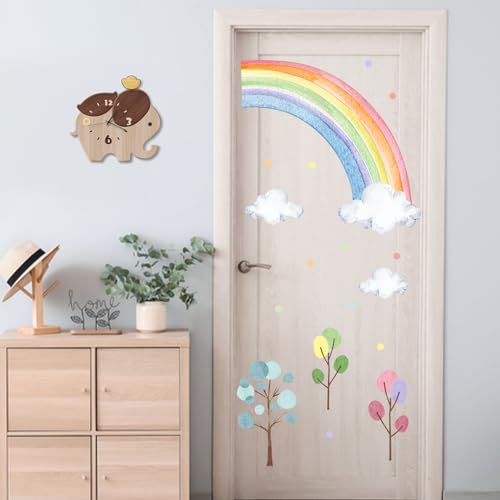 Vinilos de Arcoíris en Acuarela para Decoración Infantil miniatura 5