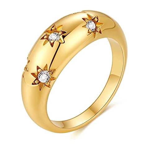 Qings Anillo Croissant de oro de 18 Quilates Cover