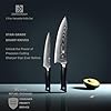 8C-Pro-Damascus-Kitchen-Knife-Set-2pc8-Chef-Knife-and-55-Utility-KnifeHigh-Carbon-Stainless-Steel5-Star-SharpnessBlack-Ergonomic-G10-HandleLoves-Gift-Box 8C Pro Damascus Kitchen Knife Set 2pc,8" Chef Knife and 5.5" Utility Knife,High Carbon Stainless Steel,5-Star Sharpness,Black Ergonomic G10 Handle,Love's Gift Box