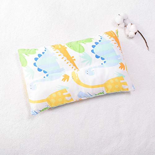 Pannow 23.6\'\'X31.5\'\' Kids Nap Mat with Removable Pillow,100% Cotton Children Sleeping Bag Toddler Nap Pad for Preschool Daycare Kindergarten Home,Baby Dinosaur