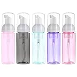 JDNFKG Bottiglia di Pompa in Schiuma in 5 Parti, Bottiglia di Schiuma Soprannominata, Distributore di Cura della Pelle, Distributore di Plastica, Fornitura di Viaggio.