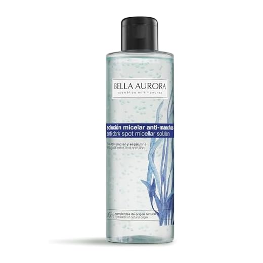 Bella Aurora Agua Micelar Anti-Manchas y Anti-Edad | Desmaquillante Rostro | Producto para Limpieza Facial, 200 ml