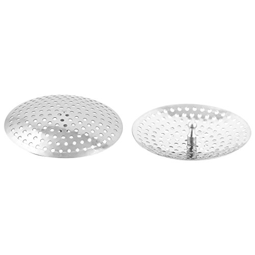 Colador de fregadero acero inoxidable 2 piezas 7.9 cm