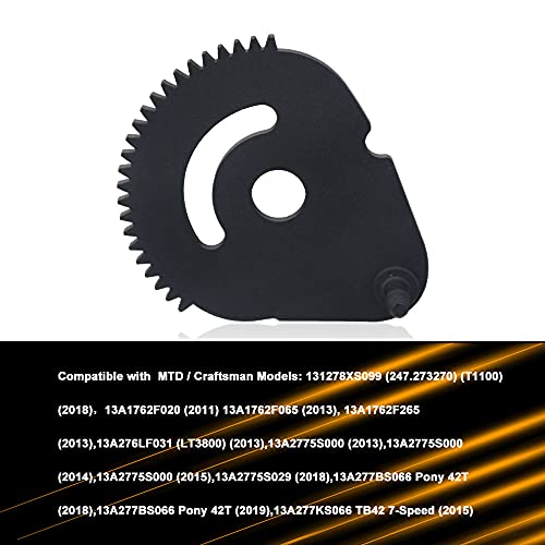 617-04094 Steering Gear Kit Compatible with MTD/Troy-Bilt/Craftsman 61704094 948-0389 - Fits Model 247288841 247288810 247288852 247203701 - Thumbnail 7