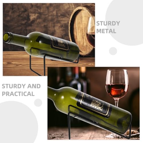 Soporte para Botellas de Vino de Hierro Minimalista 3 Piezas miniatura 7