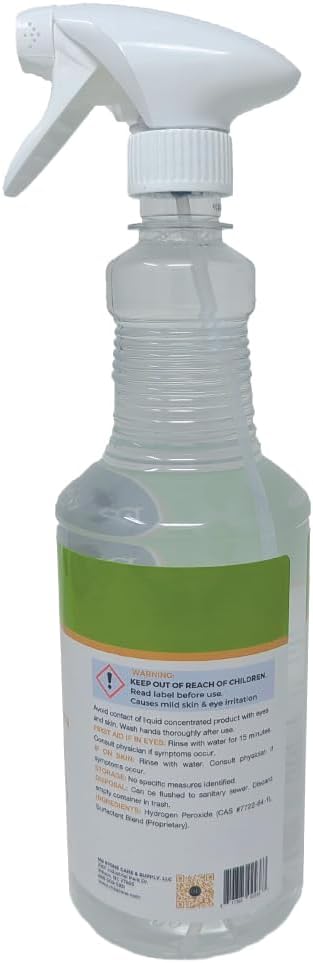 Easy Oxy Marble & Granite Cleaner - Multi-Purpose Cleaner For Natural Stone - 32 oz - Premium Microfiber Cloth- Bundle - 2 Items