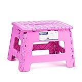 ACSTEP Acko 9 Inch Folding Step Stool - The Lightweight Step Stool is Sturdy and Safe Enough. Opens...