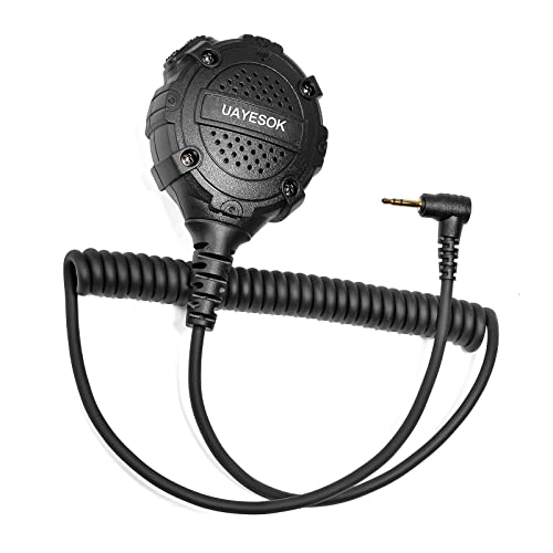 Walkie Talkie Motorola UAYESOK Walkie Talkie - Micrófono de altavoz para Motorola Talkabout TLRK T92 H2O T62 T82 T80 T81 XT180 RT45 Security 2 Way...