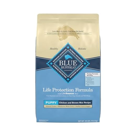 Blue Buffalo Life Protection Formula Natural Puppy Dry Dog Food, Chicken and Brown Rice 30-lb