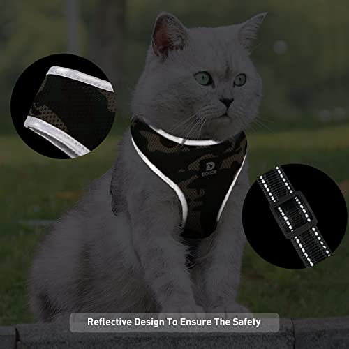 Puppy Harness And Leash Set - Dog Vest Harness For Small Dogs Medium Dogs- Adjustable Reflective Step In Harness For Dogs - Soft Mesh Comfort Fit No Pull No Choke (Xs, Camouflage Green) #TOP4