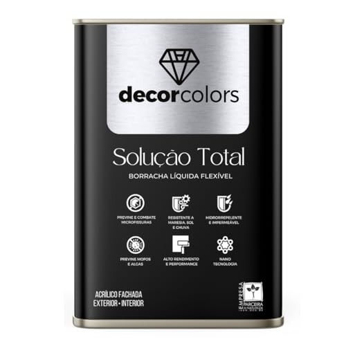 DECOR COLORS Tinta Borracha Líquida Solução Total 21,5kg (Cronos)