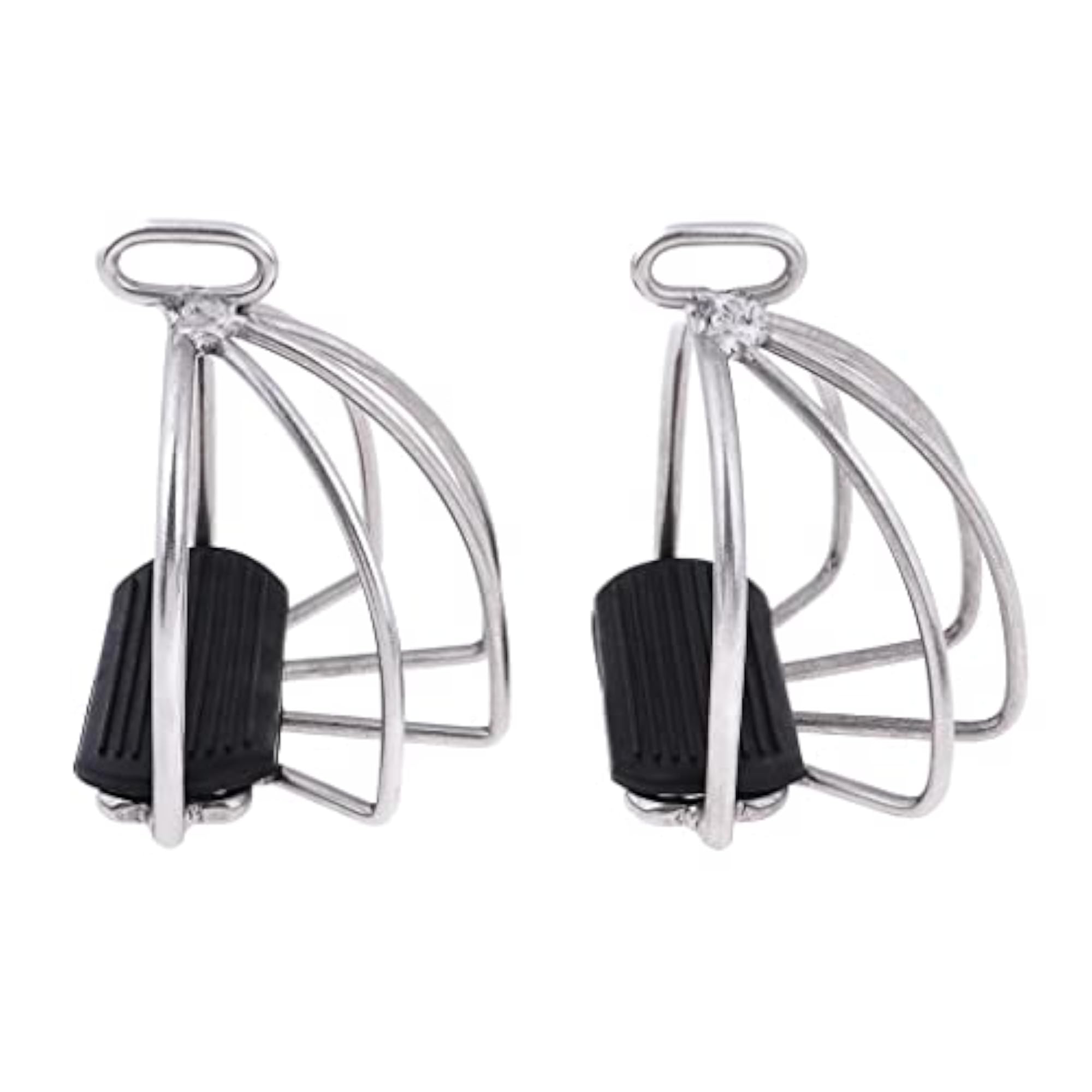 Stainless Steel Safety Cage Bendy Horse Riding Stirrups