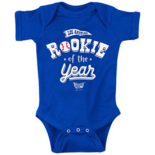 Image of Los Angeles Baseball Fans. Rookie of The Year Royal Onesie (Onesie, 18 Month)