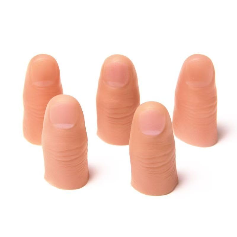 10Pcs Magic Trick Fingers Fake Thumb Tips Stage Show Prop Prank Magic Kits and Accessories Novelty Toys - Image 2