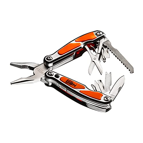 NEO TOOLS Mini-Mehrzweckwerkzeug, mit LED (12 Teile)