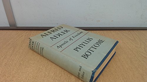 Alfred Adler;: A biography, B0006AOOF6 Book Cover