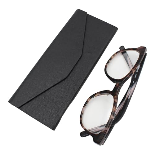 Image of Real Sic Glasses Case for Men and Women - Magnetic Folding Hard Shell Sunglass Holder - Inspired by Solid Color