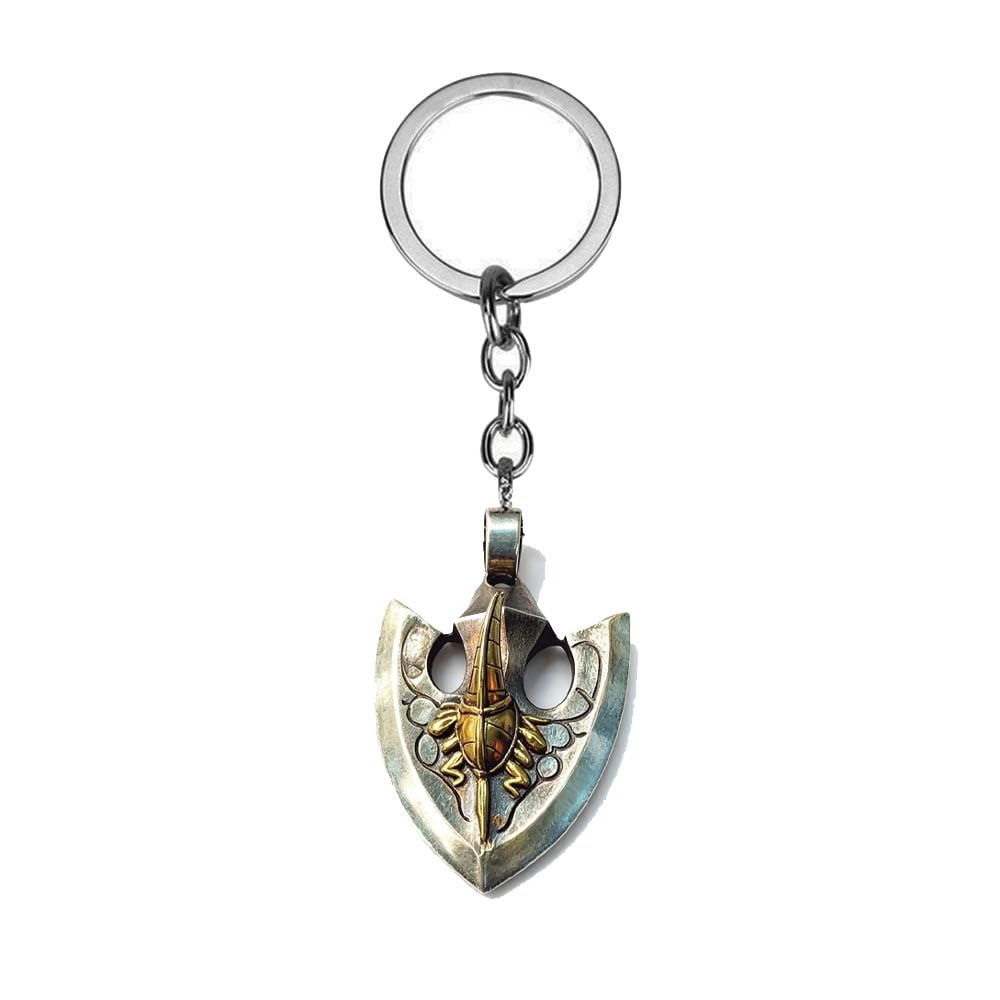JUSONGKWCP JoJoAdventure Keychain Anime Figure Cosplay Accessories Pendant Jewellery Gold and Silver Fashion Chains (Multicolor-3)