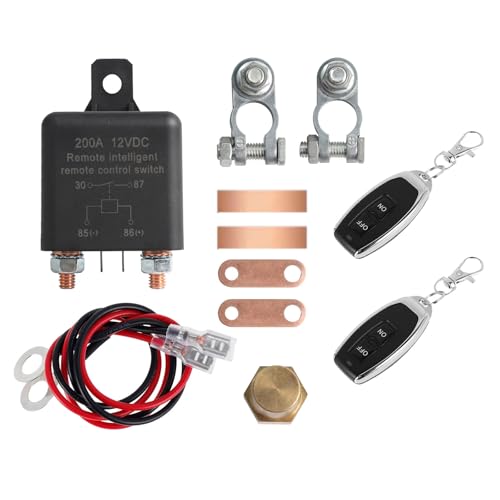 Remote Controlled 12V 24V Battery Disconnect Switches Power Cutoff Anti Theft Solution For Car ATVs Trucks And Boats