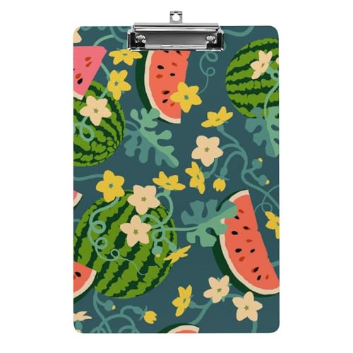 Planchettes à pince fleur de pastèque pour organiser vos notes de bureau