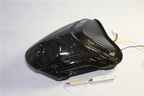 XKMT-Led Tail Brake Light Turn Signals Compatible With 08-2012 Hayabusa Gsx1300R Smoke [B00YWBX4LK]