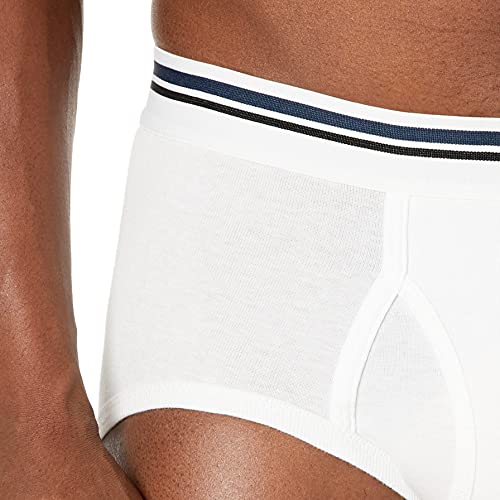 Amazon Essentials Men's Tag-Free Cotton Briefs, Pack Of 7, White, Small #TOP3