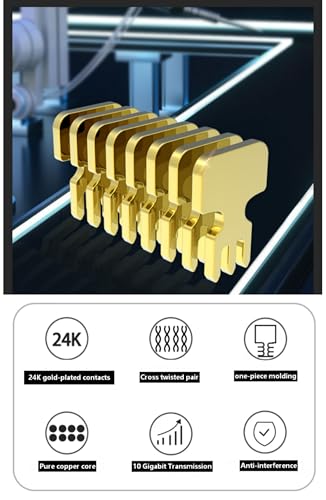 Cable Ethernet CAT6A SFTP 4.8FT 2 Pack Ángulo 90° miniatura 7
