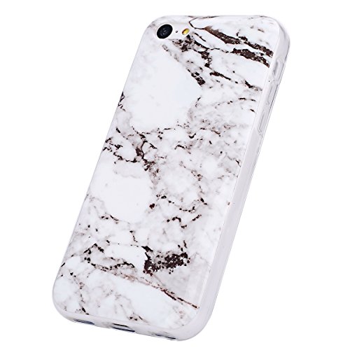 Iphone 5C Case, Phezen Imd White Marble Pattern Imd Design Cute Creative Anti-Scratch Bumper Ultra Slim Tpu Soft Case Rubber Silicone Skin Cover For Iphone 5C #TOP1