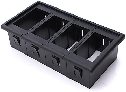 STV Motorsports® Rocker Switch Panel Housing Kit - Plastic switch holder (4PCS)
