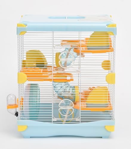 PETZHUBO Hamster Cage Small Animal Cage 3 Layers Cage Size：14.17"...