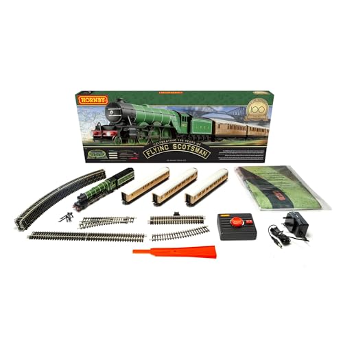 Hornby R1255M The Flying Scotsman A1Class - Oo Gauge Train Starter Sets, Adult Vintage Trains, Small Hobby Model thumb #10