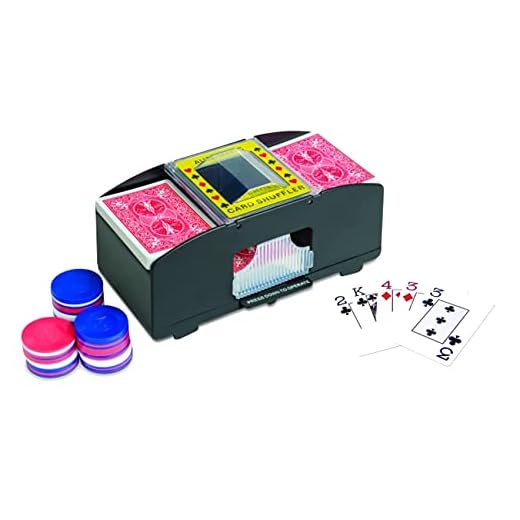 Jobar Easy Automatic 2 Deck Playing Card Shuffler Machine