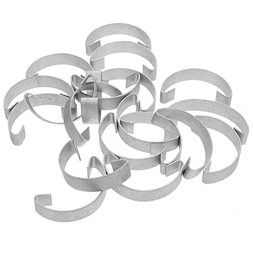 EXAOMBLE 20個鶏用ケージドア フック 飼育用クリップ 簡単取り付け 防滑設計