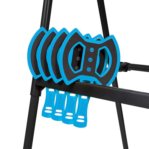 Image of EastPoint Sports Axe Throwing Target Game - 5ft Tall Sturdy Steel Frame - Includes 8 Throwing Axes