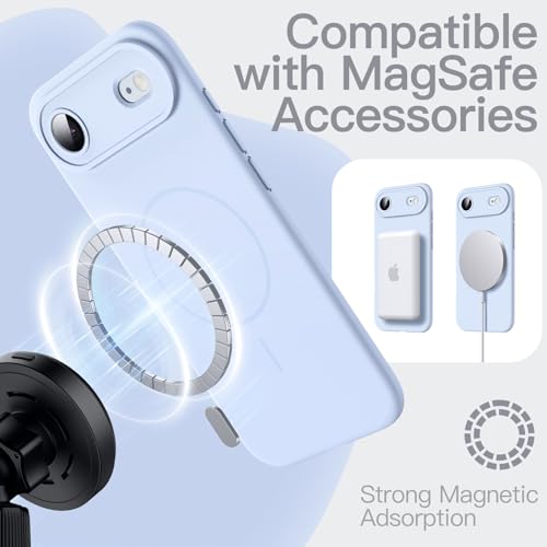 Image of JETech Magnetic Silicone Case for iPhone Air, Blue