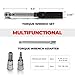PRO BIKE TOOL Torque Wrench and Torque Screwdriver Set - Precision Tool for Bike Maintenance - 1/4 Inch Drive - 2.2 to 16.9 Nm - Complete Kit with Allen, Torx, Extension - with Protective Case