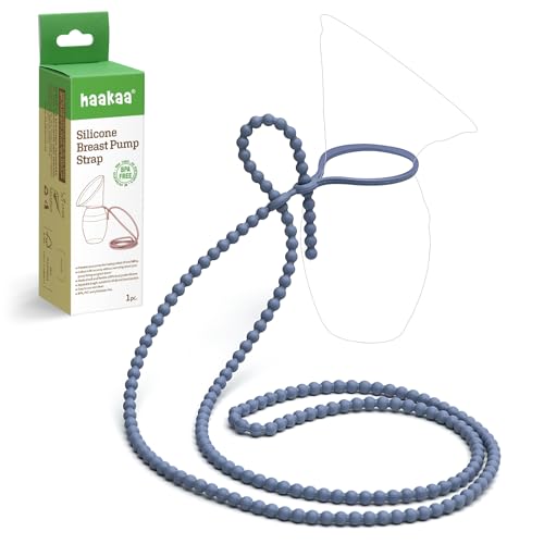 Image of haakaa Breast Pump Strap for haakaa Gen.1/2/3 Breast Pump Manual Breast Pump Strap | Color: Bluestone