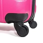 Kenneth Cole REACTION Out of Bounds Lightweight Hardshell 4-Wheel Spinner Luggage, Magenta, 2-Piece Set (20" & 28") - Image 4
