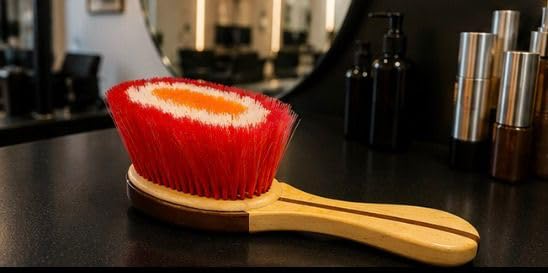 Image of Wooden Long Handle Soft Bristle Multipurpose Dusting Cleaning Brush for Sofa, Clothes, Blanket, Curtains, Home, and Household Cleaner Brushes (M4)