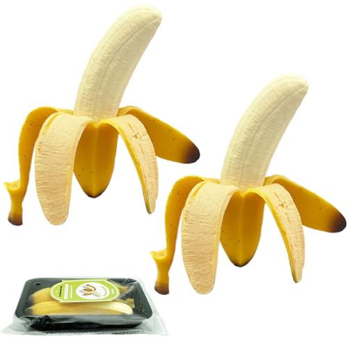 2 Pack Banana Squishies Stress Relief Soft Scented...